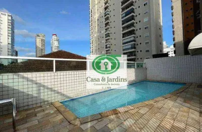 Apartamento com 3 dormitórios, 168 m² - venda por r$ 1.550.000,00 ou aluguel por r$ 18.000,00/mês - gonzaga - santos/sp