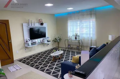 Sobrado com 3 dormitórios à venda, 189 m² por r$ 980.000,00 - vila pires - santo andré/sp
