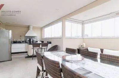Cobertura com 2 dormitórios à venda, 146 m² por r$ 750.000,00 - vila guiomar - santo andré/sp
