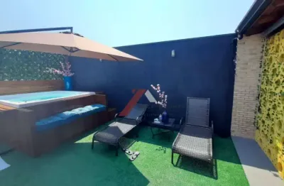Cobertura com 3 dormitórios à venda, 134 m² por r$ 725.000,00 - paraíso - santo andré/sp