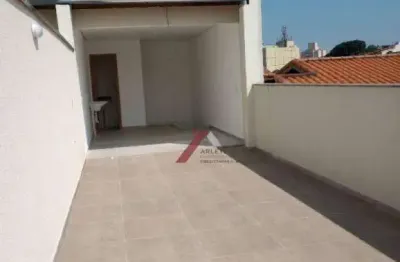 Cobertura com 2 dormitórios à venda, 75 m² por r$ 430.000,00 - jardim las vegas - santo andré/sp