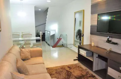 Sobrado com 3 dormitórios à venda, 134 m² por r$ 883.000,00 - vila curuçá - santo andré/sp