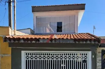 Sobrado com 3 dormitórios à venda, 180 m² por r$ 450.000,00 - jardim vila rica - santo andré/sp