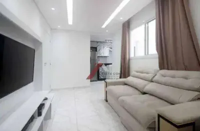 Apartamento com 2 dormitórios à venda, 46 m² por r$ 298.000,00 - vila bocaina - mauá/sp