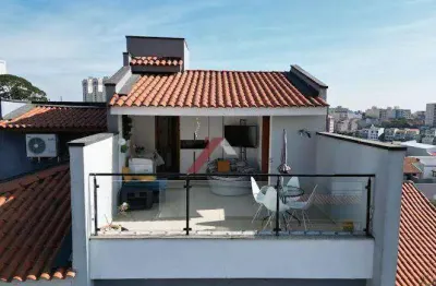 Sobrado com 2 dormitórios à venda, 130 m² por r$ 680.000,00 - campestre - santo andré/sp