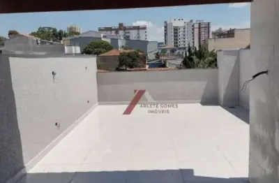 Cobertura com 2 dormitórios à venda, 115 m² por r$ 579.000,00 - santa maria - santo andré/sp