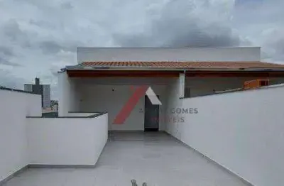 Cobertura com 2 dormitórios à venda, 120 m² por r$ 530.000,00 - casa branca - santo andré/sp