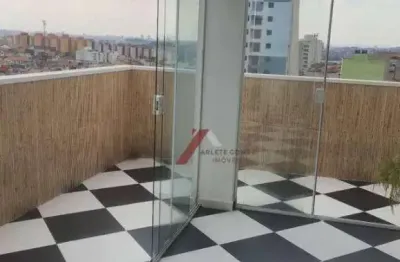 Cobertura com 2 dormitórios à venda, 106 m² por r$ 480.000,00 - parque são vicente - mauá/sp