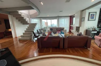 Cobertura com 5 dormitórios à venda, 414 m² por r$ 3.500.000,00 - jardim - santo andré/sp