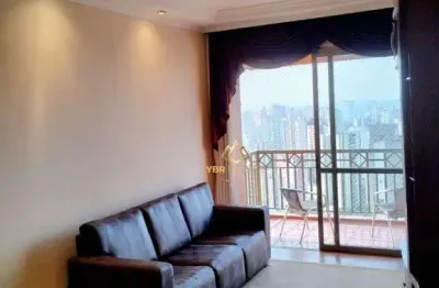 Apartamento com 3 dormitórios para alugar, 100 m² por R$ 5.460,46/mês - Vila Bastos - Santo André/SP