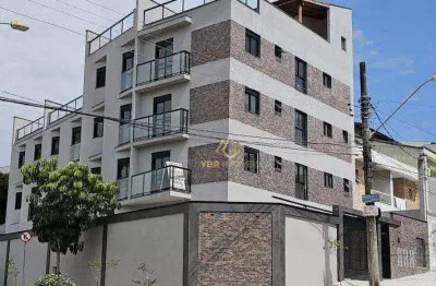 Cobertura com 2 dormitórios à venda, 79 m² por r$ 540.000,00 - jardim bela vista - santo andré/sp