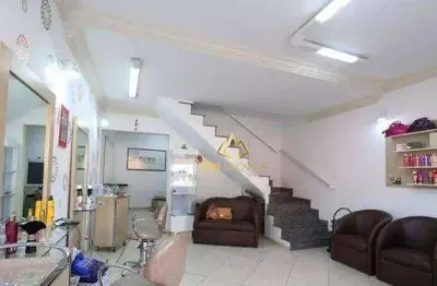 Sobrado com 3 dormitórios para alugar, 137 m² por r$ 11.080,00/mês - jardim - santo andré/sp