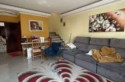 Sobrado com 3 dormitórios à venda, 190 m² por r$ 1.378.000,00 - vila curuçá - santo andré/sp