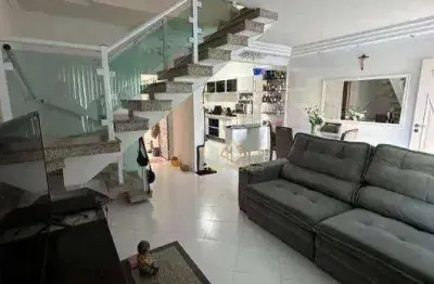 Sobrado com 3 dormitórios à venda, 131 m² por r$ 750.000,00 - jardim bela vista - santo andré/sp