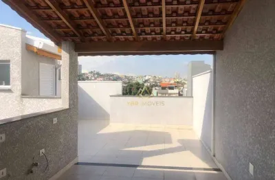 Cobertura com 2 dormitórios à venda, 102 m² por r$ 470.000,00 - vila pires - santo andré/sp
