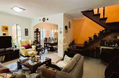Sobrado com 3 dormitórios à venda, 169 m² por r$ 820.000,00 - vila guiomar - santo andré/sp