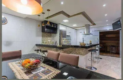 Sobrado com 3 dormitórios à venda, 242 m² por r$ 800.000,00 - parque marajoara - santo andré/sp