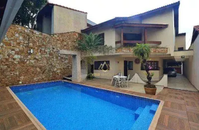 Sobrado com 4 dormitórios, 495 m² - venda por r$ 3.000.000,00 ou aluguel por r$ 23.961,00/mês - jardim - santo andré/sp