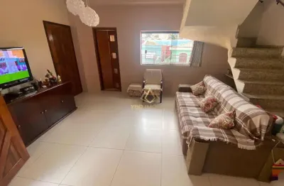Sobrado com 3 dormitórios à venda, 223 m² por r$ 742.000,00 - jardim guarará - santo andré/sp