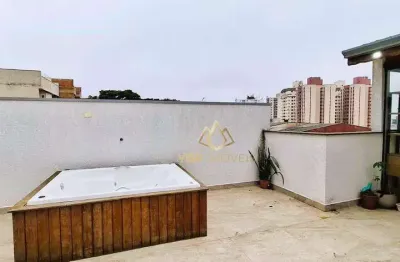 Cobertura à venda, 164 m² por r$ 850.000,00 - paraíso - santo andré/sp
