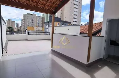 Cobertura com 2 dormitórios à venda, 110 m² por r$ 595.000,00 - vila guiomar - santo andré/sp