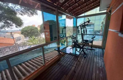 Sobrado com 3 dormitórios à venda, 100 m² por r$ 795.000,00 - parque oratório - santo andré/sp