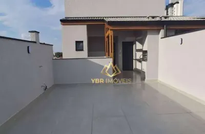 Cobertura com 2 dormitórios à venda, 90 m² por r$ 593.600,00 - campestre - santo andré/sp