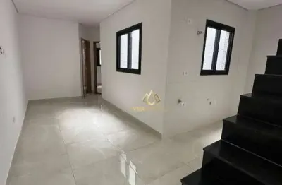 Cobertura com 2 dormitórios à venda, 91 m² por r$ 429.000,00 - vila eldízia - santo andré/sp