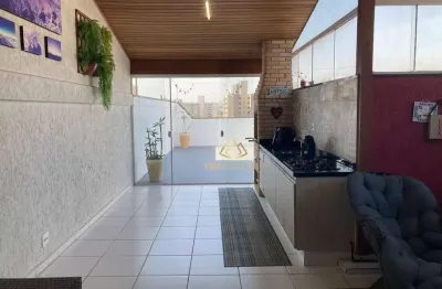 Cobertura à venda, 134 m² por r$ 585.000,00 - vila valparaíso - santo andré/sp