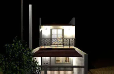 Casa com 2 dormitórios à venda, 120 m² por r$ 457.000,00 - vila assunção - santo andré/sp
