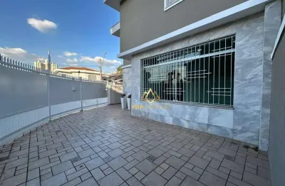Sobrado com 3 dormitórios para alugar, 175 m² por r$ 7.600,00/mês - jardim - santo andré/sp