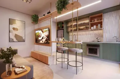 Apartamento com 2 dormitórios à venda por r$ 465.000 - parque são vicente - mauá/sp