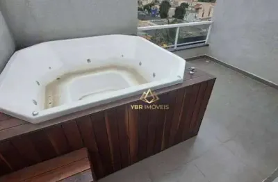 Cobertura com 3 dormitórios, 110 m² - venda por r$ 795.000,00 ou aluguel por r$ 4.258,00/mês - vila scarpelli - santo andré/sp
