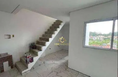 Cobertura com 2 dormitórios à venda, 102 m² por r$ 480.000,00 - jardim las vegas - santo andré/sp