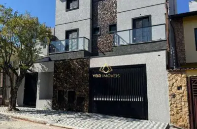 Apartamento com 2 dormitórios à venda, 54 m² por r$ 415.000,00 - utinga - santo andré/sp