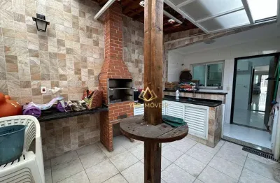 Sobrado com 3 dormitórios à venda, 113 m² por r$ 590.000,00 - vila valparaíso - santo andré/sp