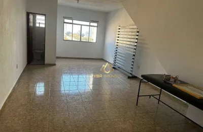 Sala para alugar, 34 m² por r$ 1.200,00/mês - vila valparaíso - santo andré/sp