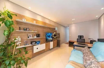 Sobrado com 3 dormitórios à venda, 129 m² por r$ 820.000,00 - vila valparaíso - santo andré/sp