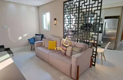 Cobertura com 2 dormitórios à venda, 150 m² por r$ 790.000,00 - vila valparaíso - santo andré/sp