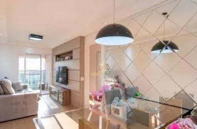 Apartamento com 3 dormitórios à venda, 84 m² por r$ 650.000,00 - vila valparaíso - santo andré/sp