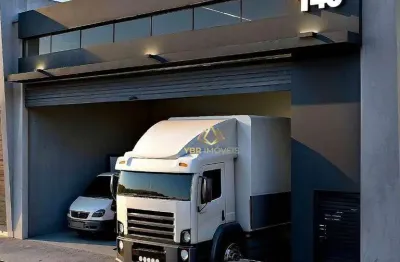 Galpão para alugar, 502 m² por r$ 25.792/mês - fundação - são caetano do sul/sp