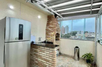 Linda cobertura com espaço gourmet em são bernardo do campo – 120m²