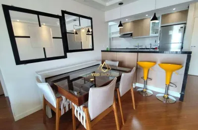 Apartamento com 2 dormitórios para alugar, 70 m² por r$ 3.593/mês - vila valparaíso - santo andré/sp