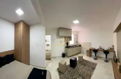 Studio com 1 dormitório para alugar, 16 m² por r$ 2.015/mês - parque das nações - santo andré/sp