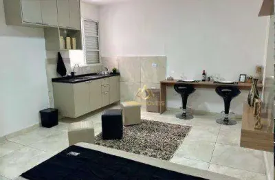 Studio com 1 dormitório para alugar, 25 m² por r$ 1.025/mês - parque das nações - santo andré/sp