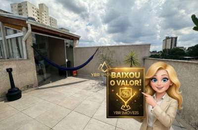 Cobertura com 2 dormitórios à venda, 84 m² por R$ 460.000,00 - Vila Guiomar - Santo André/SP