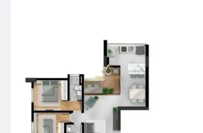 Apartamento com 2 dormitórios à venda, 57 m² por R$ 635.000 - Jardim - Santo André/SP