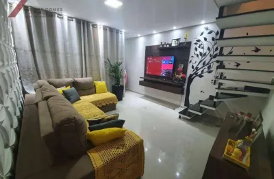 Cobertura com 2 dormitórios à venda, 96 m² por r$ 350.000,00 - jardim guarará - santo andré/sp
