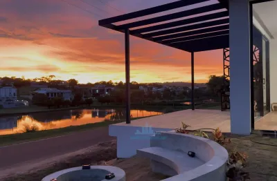 Casa de frente para os lagos no riviera de santa cristina 13! aluguel de diárias!