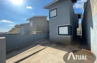 Casa á venda em condomínio com 2 dormitórios, 57 m² atibaia/sp